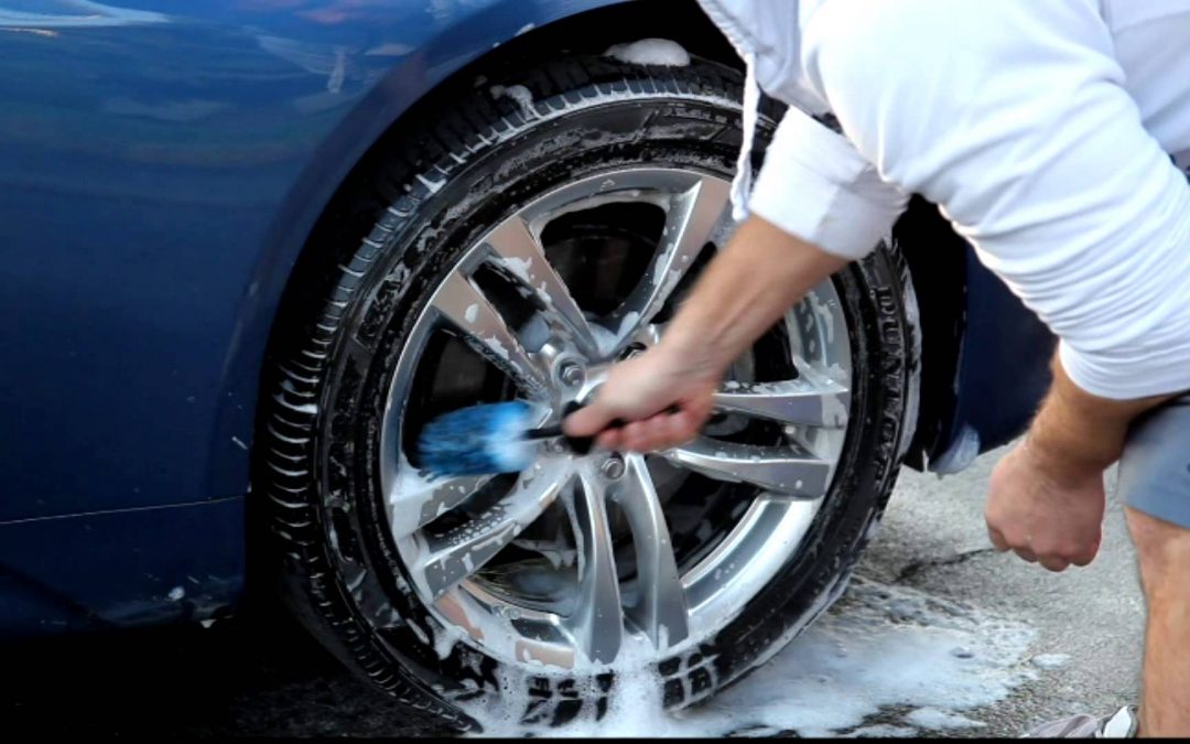 Use good quality brush & cleaner to wash the wheels